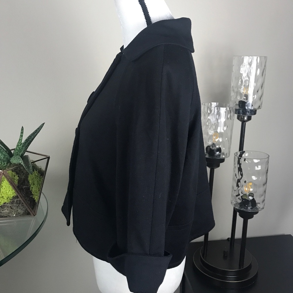 Black Button Up Shell - Medium - Picture 2 of 4
